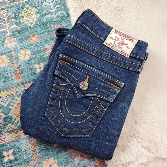 True Religion Denim Joey Boot Cut Pants 27 - Picture 10 of 11